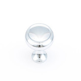 Schaub Traditional Door Knob 1-1/4" diam - Polished Chrome - 711-26