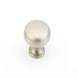 Schaub Traditional Door Knob 1-1/4" diam - Satin Nickel - 706-15
