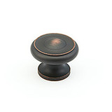 Schaub 704-MiBZ Traditional Door Knob 1-1/2" diam - Michelangelo Bronze