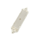Schaub 761-15 Versailles Backplate for Door Knob 4-1/4" - Satin Nickel