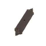 Schaub 761-10B Versailles Backplate for Door Knob 4-1/4" - Oil Rubbed Bronze