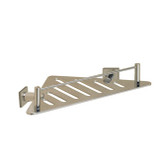 Valsan Essentials Triangular Shower Shelf w Braga Backplate 7 1/2" X 7 1/2" X 3 1/2" - Satin Nickel Valsan Essentials Triangular Shower Shelf w Braga Backplate 7 1/2" X 7 1/2" X 3 1/2" - Satin Nickel
