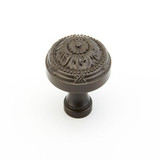 Schaub 752-10B Versailles Door Knob 1-1/2" diam - Oil Rubbed Bronze