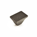 Schaub Vinci Rectangle Door Knob 1-1/4" - Black Bronze - 814-BB