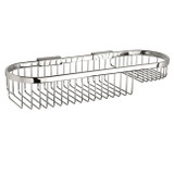 Valsan Classic M869CR Detachable Oval Soap Basket Large 4 1/2" X 15 3/4" - Chrome