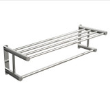 Valsan Classic M667CR Towel Rack Shelf with Bar 24 1/2" - Chrome