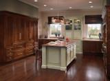 Kraftmaid Kitchen Cabinets -  Square Raised Panel - Solid (MTC) Cherry in Vintage Willow