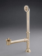 Cheviot Waste & Overflow Lift & Turn Drain Cover - Brushed Nickel - 2222-BN