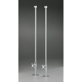 Cheviot 30" Water Supply Lines For Rim Mount Faucets - Chrome - 3411-CH