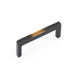 Schaub 788-4-AZ Vinci Door Pull 4" cc - Antique Bronze