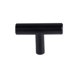 Top Knobs M1884 Bar Pulls Hopewell T-Handle 2" - Flat Black Bar Pulls Top Knobs M1884 Bar Pulls Hopewell T-Handle 2" - Flat Black Bar Pulls