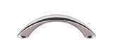 Top Knobs Arc 3" Center to Center Bar Pull, Polished Nickel - M1923