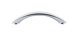 Top Knobs Arc 4" Center to Center Bar Pull, Polished Chrome - M1928