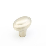 Schaub 782-AS Mountain Oval Door Knob 1-7/8" - Antique Silver
