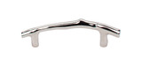 Top Knobs Aspen II Twig 3 1/2" Center to Center Bar Pull, Polished Nickel - M1962