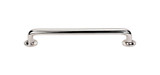 Top Knobs Aspen II Rounded 9" Center to Center Bar Pull, Polished Nickel - M1995