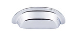 Top Knobs  M2003 Aspen II Cup Pull 3" (c-c) - Polished Chrome