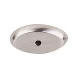 Top Knobs M2011 Aspen II Oval Backplate 1 1/2" - Brushed Satin Nickel