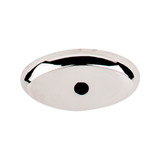 Top Knobs Aspen II Oval Backplate 1 1/2", Polished Nickel - M2013