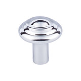 Top Knobs  M2033 Aspen II Button Knob 1 1/4" - Polished Chrome