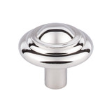 Top Knobs  M2037 Aspen II Button Knob 1 3/4" - Polished Nickel