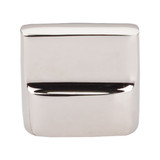 Top Knobs Aspen II Flat Sided 7/8" Center to Center Rectangle Knob, Polished Nickel - M2052