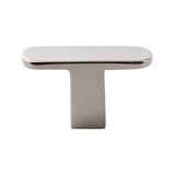 Top Knobs 1 5/8" Length Geometric Knob, Polished Stainless Steel - SS119