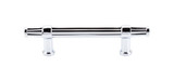 Top Knobs Luxor 3 3/4" Center to Center Bar Pull, Polished Chrome - TK197PC