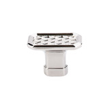 Top Knobs Tower Bridge 1 1/2" Length Geometric Knob, Polished Nickel - TK205PN