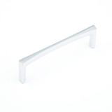 Schaub 502-26 Italian Contemporary Door Pull 6" cc - Polished Chrome
