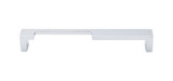 Top Knobs TK257PC Sanctuary II Modern Metro Notch Pull A 7" (c-c) - Polished Chrome