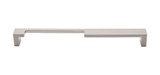 Top Knobs Sanctuary II Modern Metro Notch Pull A 9" Center to Center Bar Pull, Brushed Satin Nickel - TK258BSN