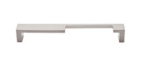 Top Knobs Sanctuary II Modern Metro Notch Pull B 7" Center to Center Bar Pull, Brushed Satin Nickel - TK260BSN