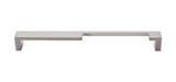 Top Knobs Sanctuary II Modern Metro Notch Pull B 9" Center to Center Bar Pull, Brushed Satin Nickel - TK261BSN