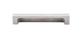 Top Knobs TK276SS Sanctuary II Modern Metro Tab Pull 5" (c-c) - Brushed Stainless Steel