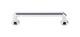 Top Knobs TK288PC Chareau Emerald Pull 5" (c-c) - Polished Chrome
