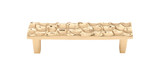 Top Knobs Cobblestone 3 3/4" Center to Center Bar Pull, Brass - TK304BR