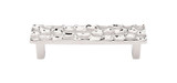 Top Knobs Cobblestone 3 3/4" Center to Center Bar Pull, Polished Nickel - TK304PN