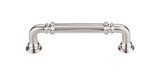 Top Knobs Reeded 3 3/4" Center to Center Bar Pull, Brushed Satin Nickel - TK322BSN