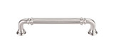 Top Knobs Reeded 5" Center to Center Bar Pull, Brushed Satin Nickel - TK323BSN