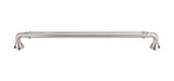 Top Knobs Reeded 9" Center to Center Bar Pull, Brushed Satin Nickel - TK325BSN