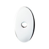 Top Knobs TK58PC Sanctuary Oval Backplate Small 1 1/4" - Polished Chrome Top Knobs TK58PC Sanctuary Oval Backplate Small 1 1/4" - Polished Chrome