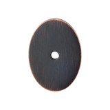 Top Knobs TK62TB Sanctuary Oval Backplate Large 1 3/4" - Tuscan Bronze