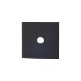 Top Knobs Sanctuary Square Backplate 1", Flat Black - TK94BLK
