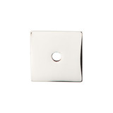 Top Knobs Sanctuary Square Backplate 1", Polished Nickel - TK94PN