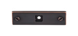 Top Knobs TK741UM Barrington Channing Backplate 3" - Umbrio Top Knobs TK741UM Barrington Channing Backplate 3" - Umbrio