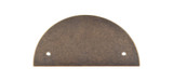 Top Knobs TK54GBZ Sanctuary Half Circle Backplate 3 1/2" (c-c) - German Bronze