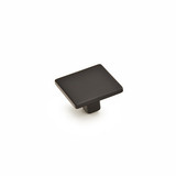 Schaub 360-MB Armadio Square Door Knob 1-3/8" diam - Matte Black