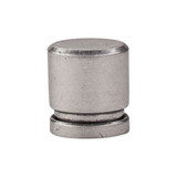 Top Knobs Sanctuary Oval 1" Length Oval Knob, Antique Pewter - TK57PTA