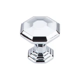 Top Knobs Chalet 1 1/8" Diameter Round Knob, Polished Chrome - TK340PC